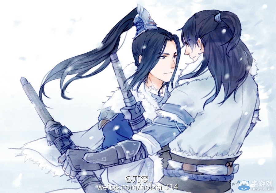 天涯明月刀有愛玩家手繪 師兄們的cp獨孤x公孫