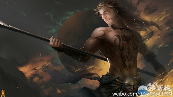 《天涯明月刀》背水一戰 霸氣神威粑粑同人手繪作品賞