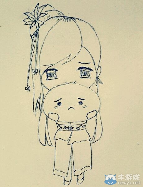 《天涯明月刀》長生劍靈魂畫師的Q版手繪合集 美中又有點萌