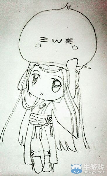 《天涯明月刀》長生劍靈魂畫師的Q版手繪合集 美中又有點萌