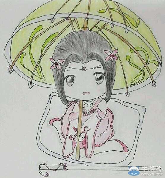 《天涯明月刀》長生劍靈魂畫師的Q版手繪合集 美中又有點萌