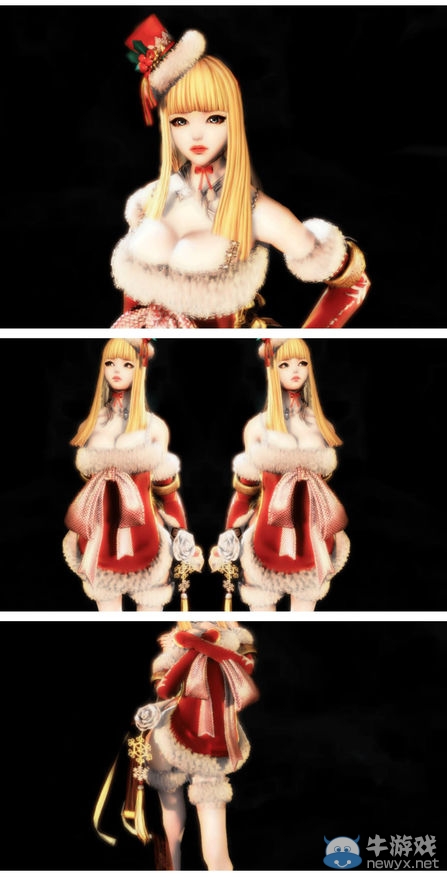 劍靈天族女圣誕節時裝美圖欣賞 婀娜多姿
