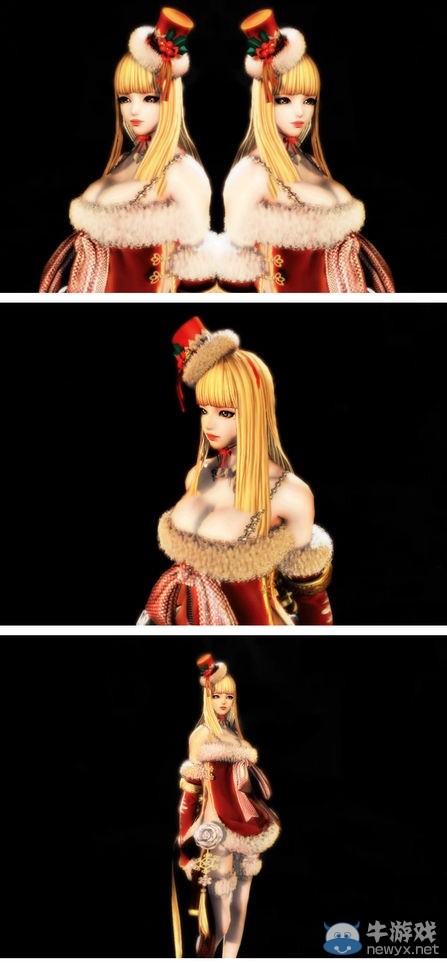 劍靈天族女圣誕節時裝美圖欣賞 婀娜多姿