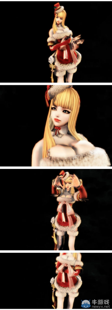 劍靈天族女圣誕節時裝美圖欣賞 婀娜多姿