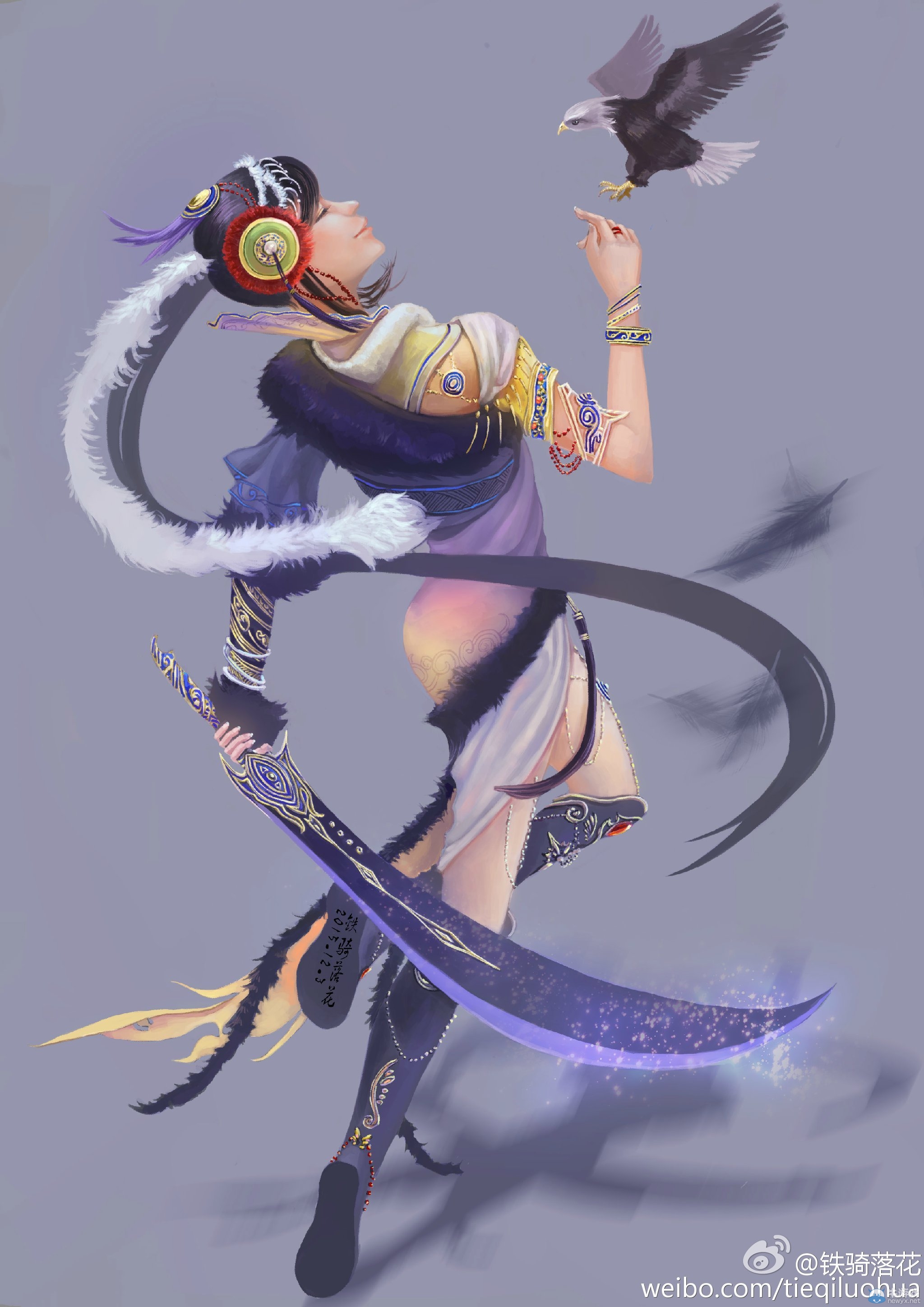 《天涯明月刀》腦洞無限大系列 鐵騎落花眼中的神刀和鷹