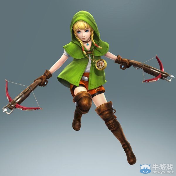 《塞爾達(dá)無雙：傳奇》女版林克演示 雙弩華麗割草