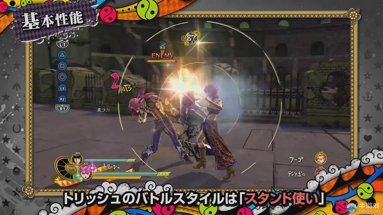 《JOJO奇妙冒險：天堂之眼》公布新人物預告 “辣妹”登場