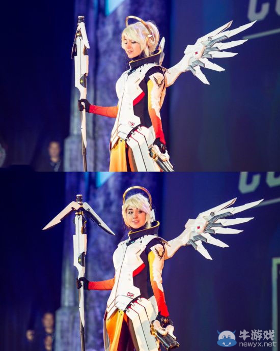 《守望先鋒》和平使者天使Cosplay美圖秀