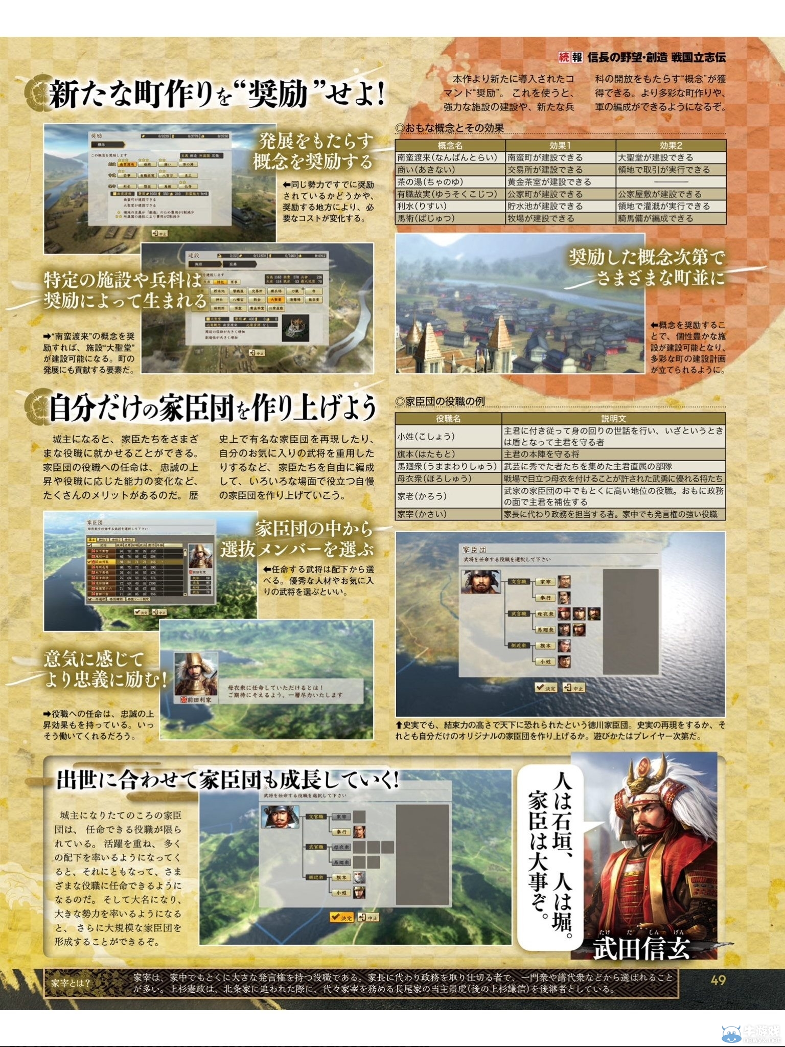 《信長之野望創(chuàng)造：戰(zhàn)國立志傳》新掃圖放出 內(nèi)政可改變
