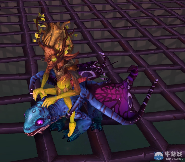 《魔獸世界》7.0奇特新寵物：龍背上的薊葉探險家