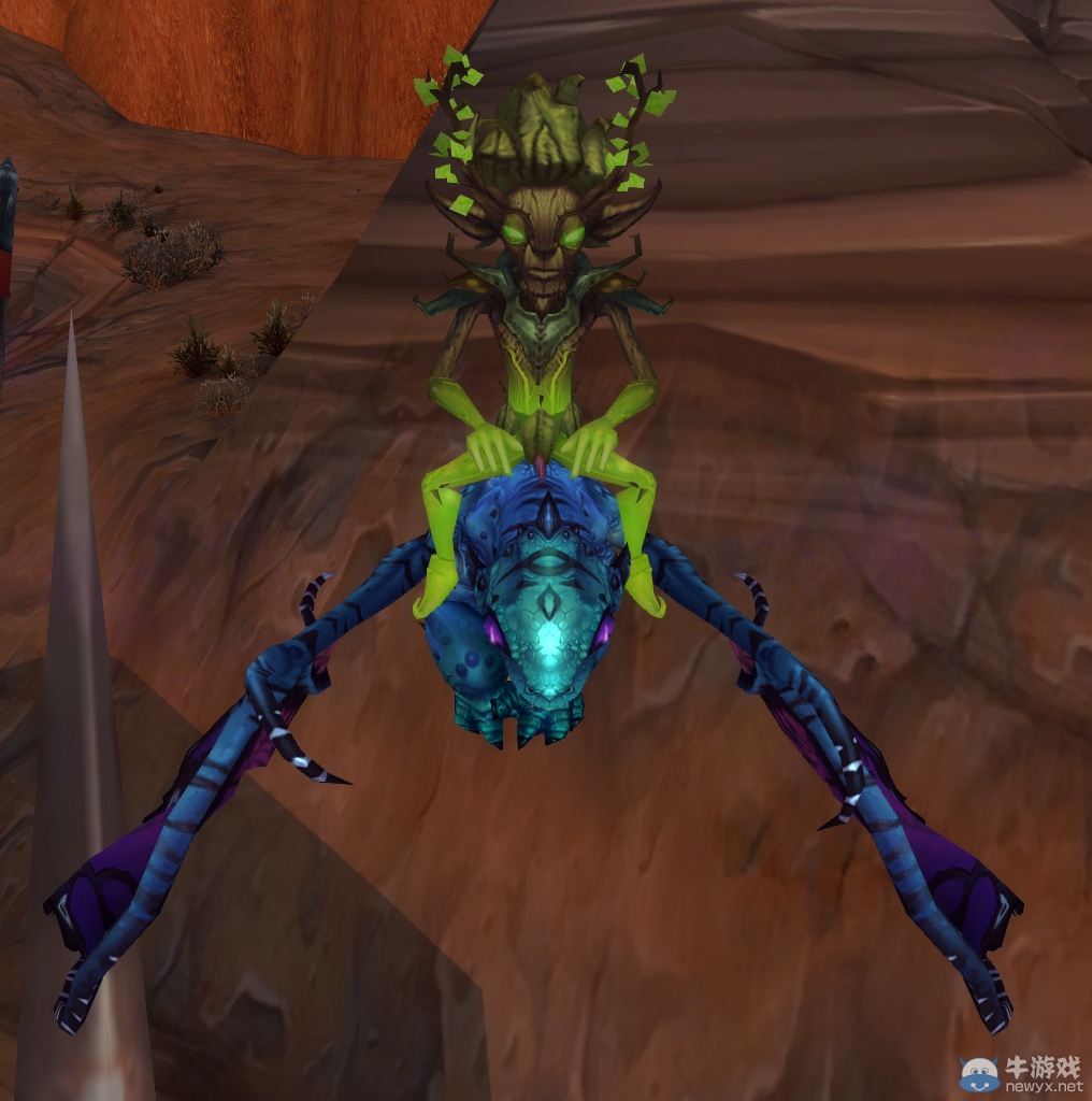 《魔獸世界》7.0奇特新寵物：龍背上的薊葉探險家