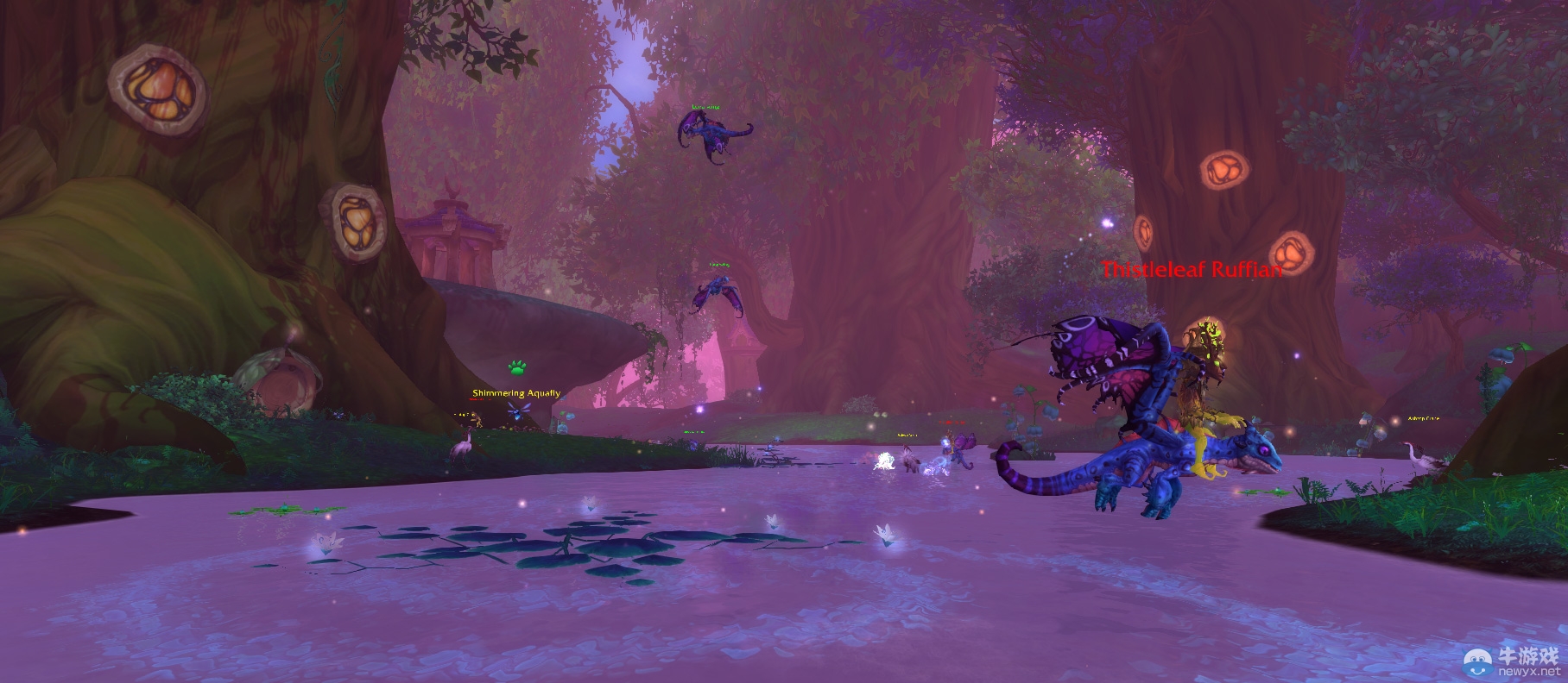 《魔獸世界》7.0奇特新寵物：龍背上的薊葉探險家