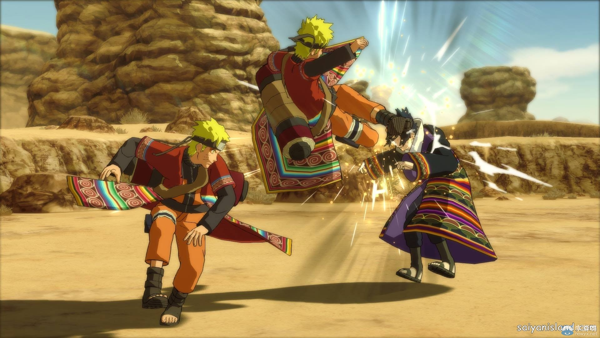 《火影忍者疾風傳：究極忍者風暴4》實機截圖 DLC服裝造花美男