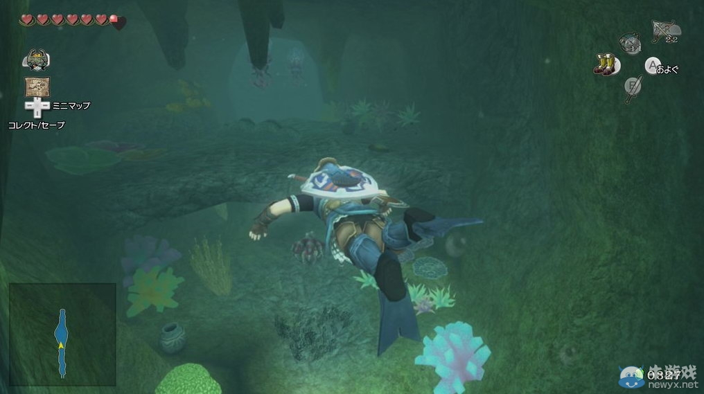 《塞爾達傳說：黃昏公主HD》新情報 盔甲潛水無壓力