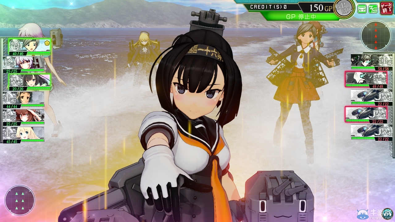 《艦隊收藏》街機版多名艦娘截圖及主機圖片展示