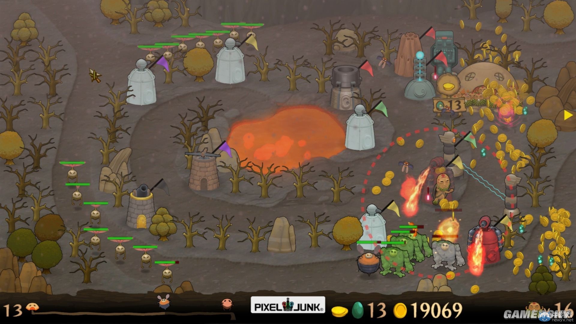 清新塔防《像素垃圾：妖怪》將登陸Wii U平臺