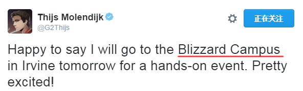 暴雪召開秘密聚會(huì) 國(guó)外眾職業(yè)選手受邀