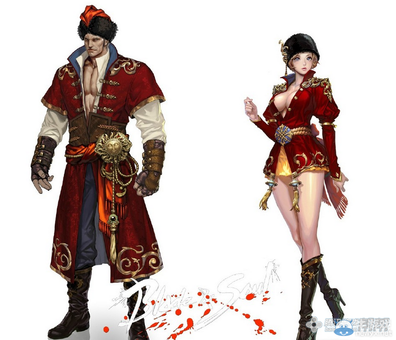 劍靈俄服專屬時裝展示 濃濃的名族色彩感