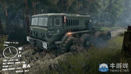 純爺們的卡車模擬游戲：《旋轉輪胎》超霸氣汽車截圖
