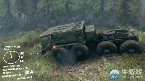 純爺們的卡車模擬游戲：《旋轉輪胎》超霸氣汽車截圖