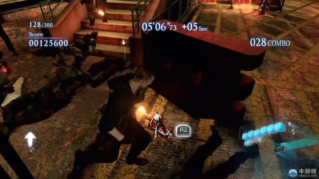 PS4版《生化危機(jī)6》游戲演示 橫掃喪尸