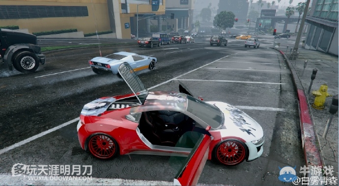 《天涯明月刀》城會(huì)玩系列 天刀玩家為女神GTA5改豪車