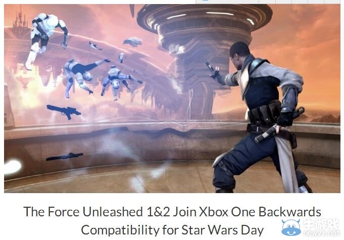 Xbox360《星球大戰：原力釋放1&2》加入XBoxOne向后兼容