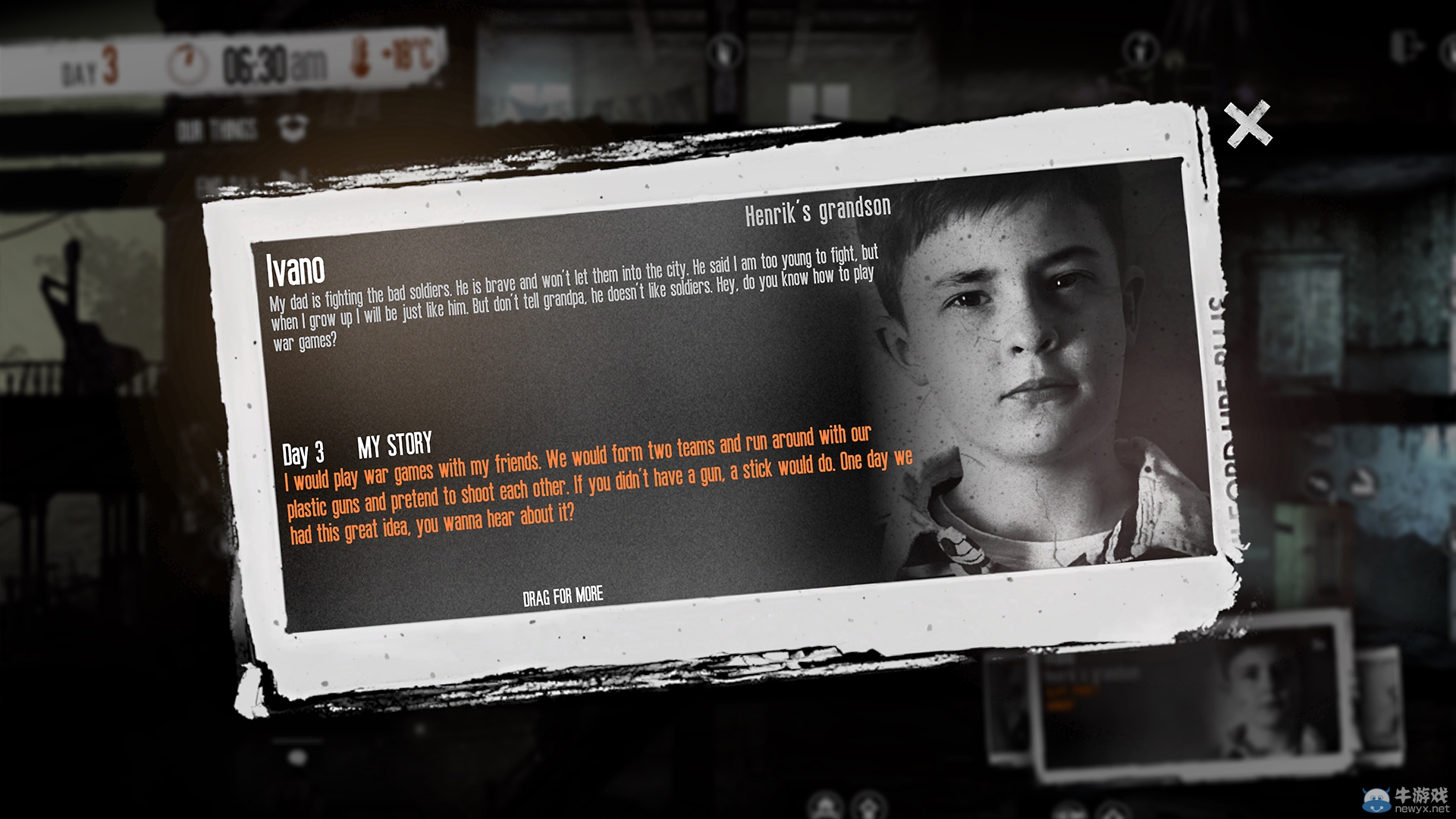 《這是我的戰(zhàn)爭》DLC“孩子們”特價促銷 立省4元