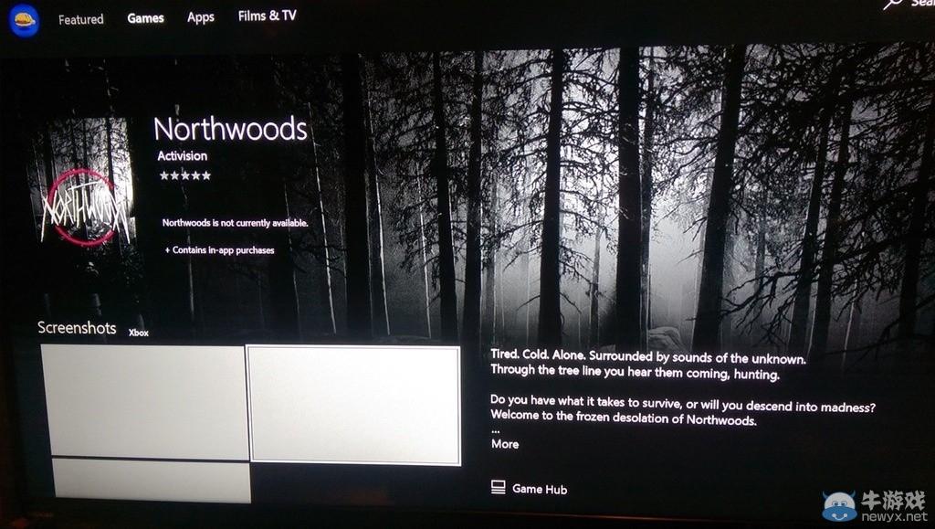 動(dòng)視打造全新恐怖題材游戲《Northwoods》 步步殺機(jī)