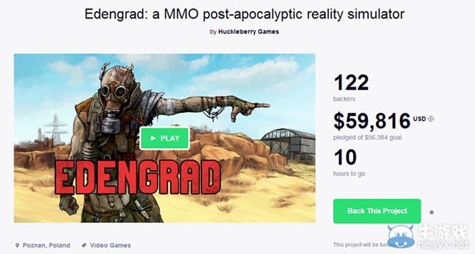 生存沙盒類MMO《Edengrad》完成眾籌 發(fā)售日期公布