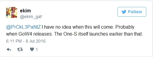 微軟內(nèi)部人員爆秘 將推出Xboxone S《戰(zhàn)爭機(jī)器4》限量版