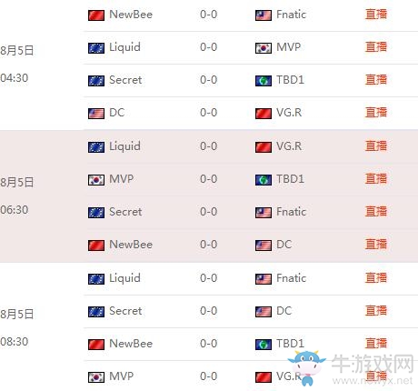 TI6小組賽分組對(duì)陣公布 LGD首戰(zhàn)對(duì)OG
