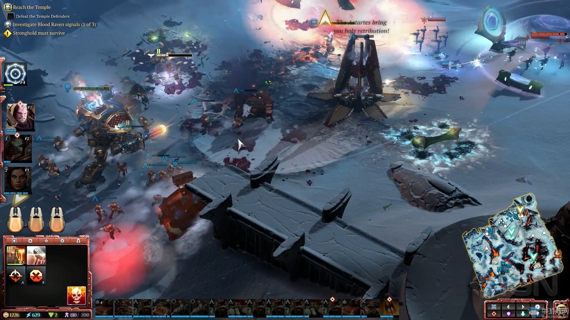 《戰(zhàn)錘40K：戰(zhàn)爭(zhēng)黎明3》最新戰(zhàn)役演示視頻發(fā)布 熱血沸騰