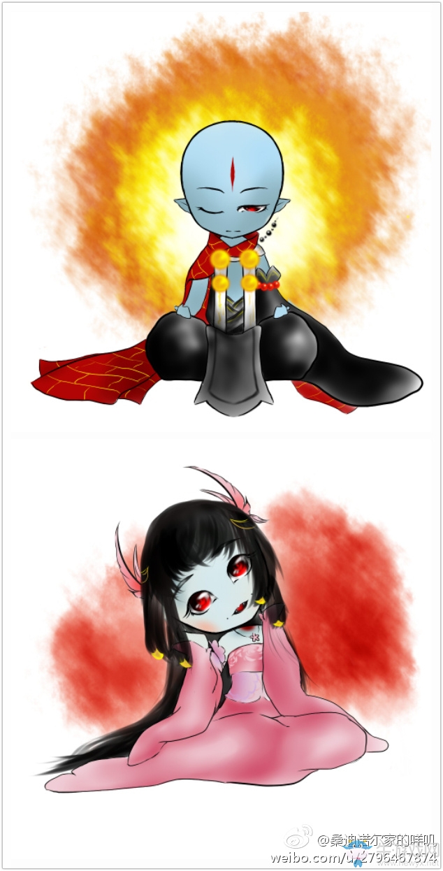 《劍網3》手繪同人圖 全門派師妹變成小僵尸了