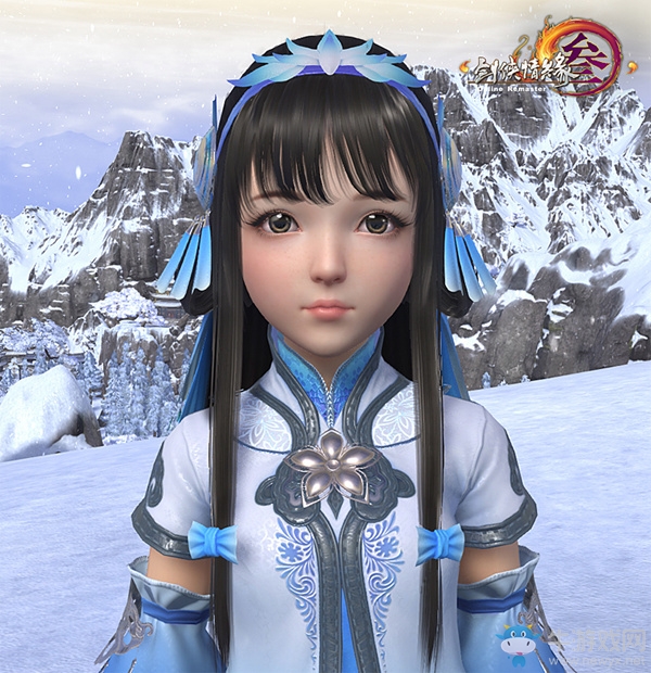 《劍網3》蘿莉體形重置版 超精細建模 驚為天人