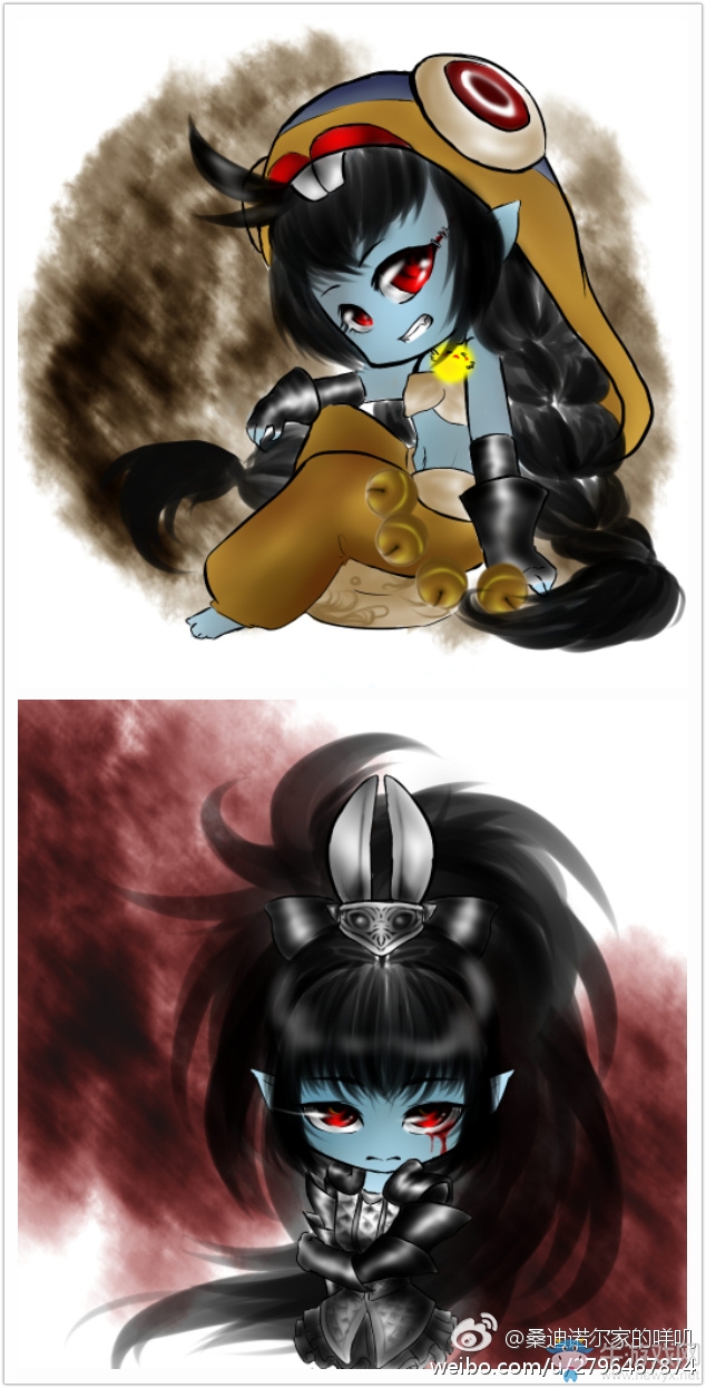 《劍網3》手繪同人圖 全門派師妹變成小僵尸了