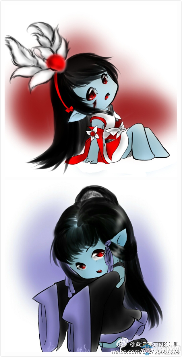 《劍網3》手繪同人圖 全門派師妹變成小僵尸了