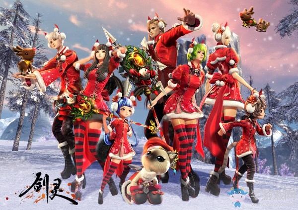 劍靈更新圣誕版本 “璀璨”套裝今日上線