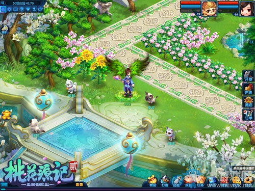 《桃花源記2》圣誕專服“冰雪奇緣”今日盛大開啟 家園新萌寵上線