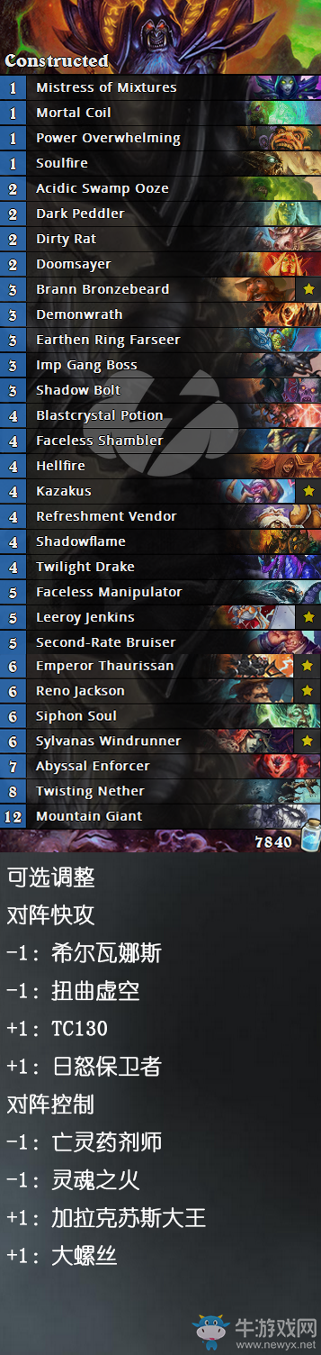 《爐石傳說》TS天梯環境周報