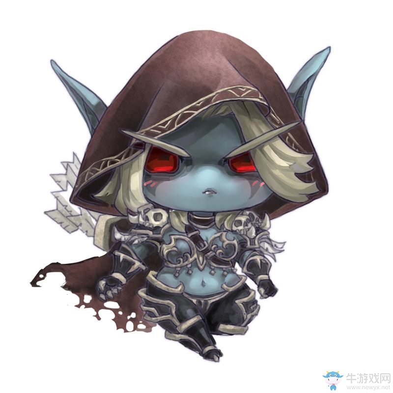 《魔獸世界》洞窟原創作品：Q萌蛋蛋的憂傷 吉安娜與希女王