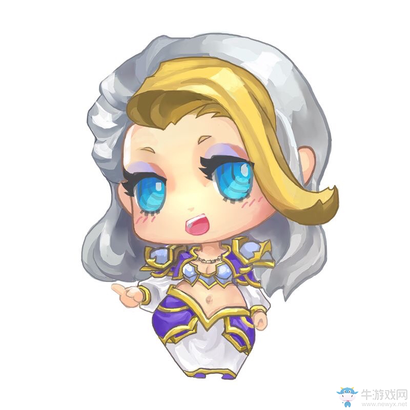 《魔獸世界》洞窟原創作品：Q萌蛋蛋的憂傷 吉安娜與希女王