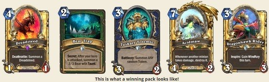 《爐石傳說》一身人品都用在這包卡上了