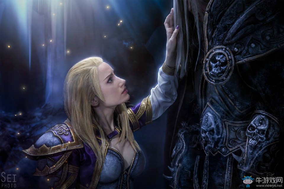 《爐石傳說》COS圖片吉安娜與阿爾薩斯的愛戀