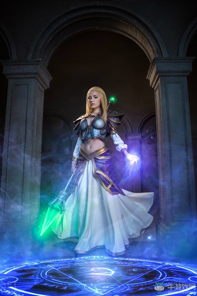 《爐石傳說》COS圖片吉安娜與阿爾薩斯的愛戀