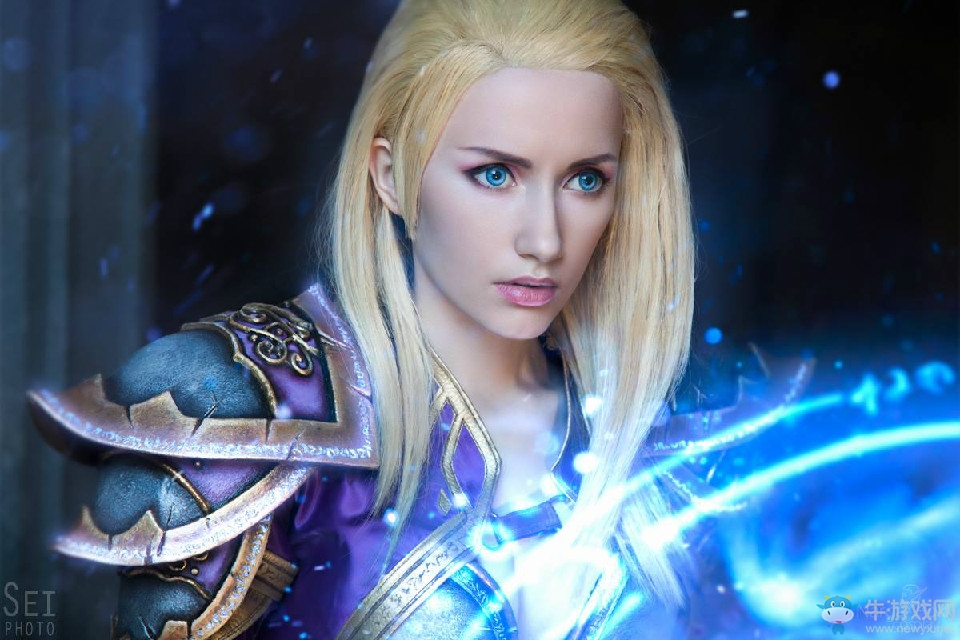 《爐石傳說》COS圖片吉安娜與阿爾薩斯的愛戀