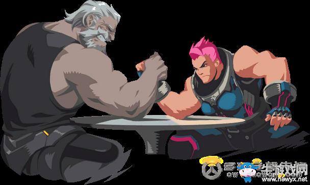 《守望先鋒》噴漆還可以這么玩，噴漆的組合