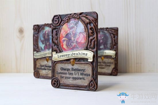 《爐石傳說》這就厲害了！國外玩家制作爐石工藝品卡牌