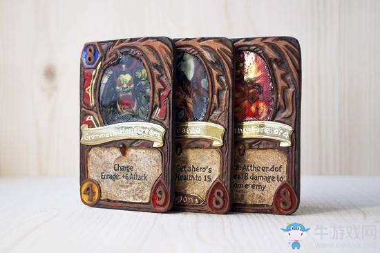 《爐石傳說》這就厲害了！國外玩家制作爐石工藝品卡牌