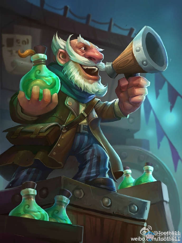 《爐石傳說》泰蘭德乃國人所畫 畫家Tooth作品一覽